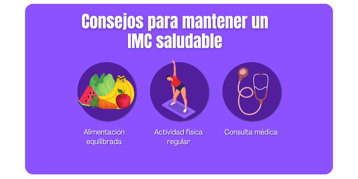 Consejos para mantener un IMC saludable