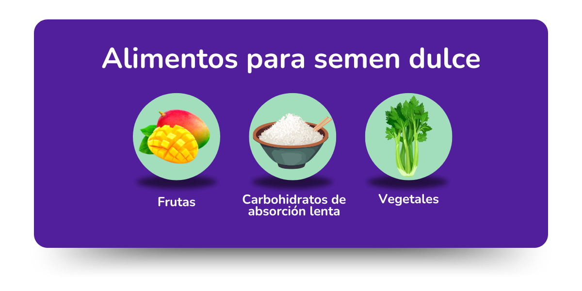 a qué sabe el semen alimentos para semen dulce