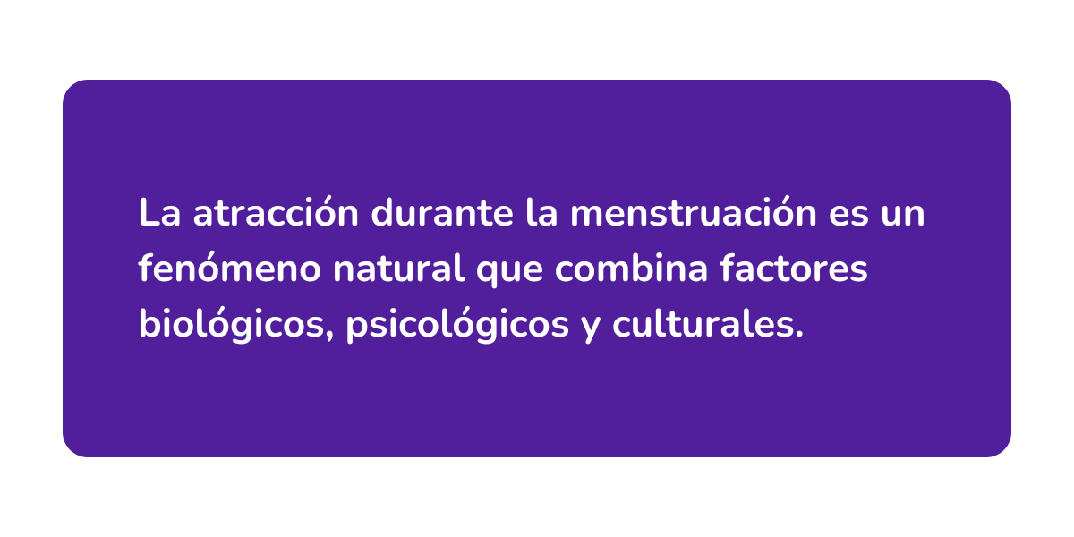 porque la menstruacion atrae a los hombres